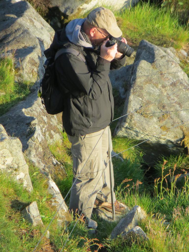 Volle Konzentration beim Fotografieren